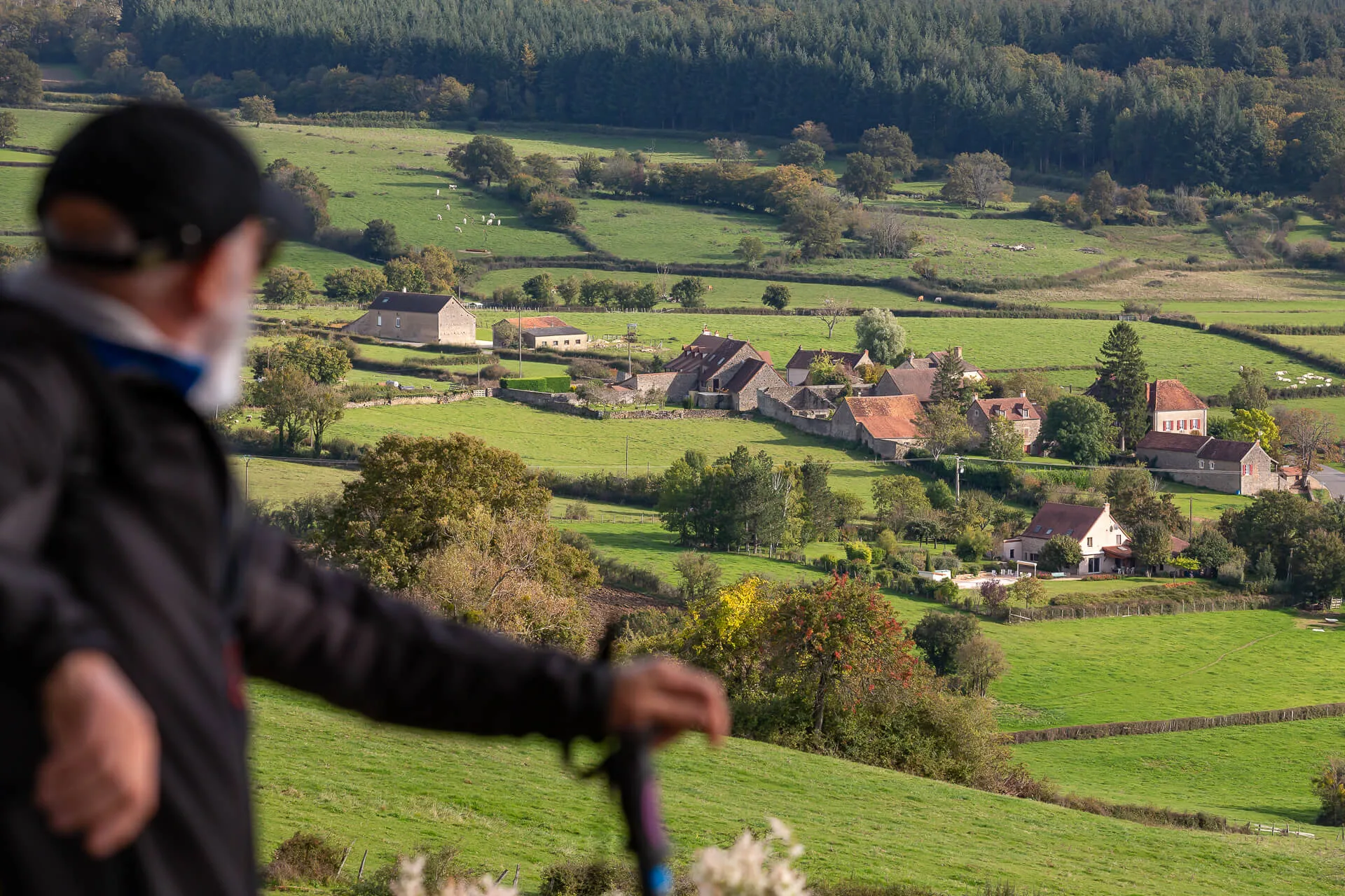 Randonnée pédestre en Clunisois Sud Bourgogne