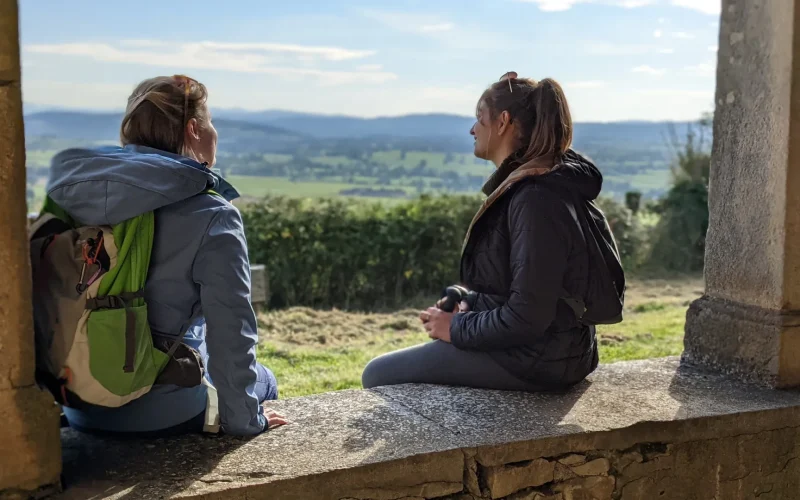 Randonnée pédestre en clunisois Sud Bourgogne